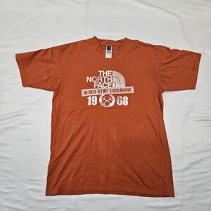 The North Face Orange Short Sleeve T-shirt Size Medium